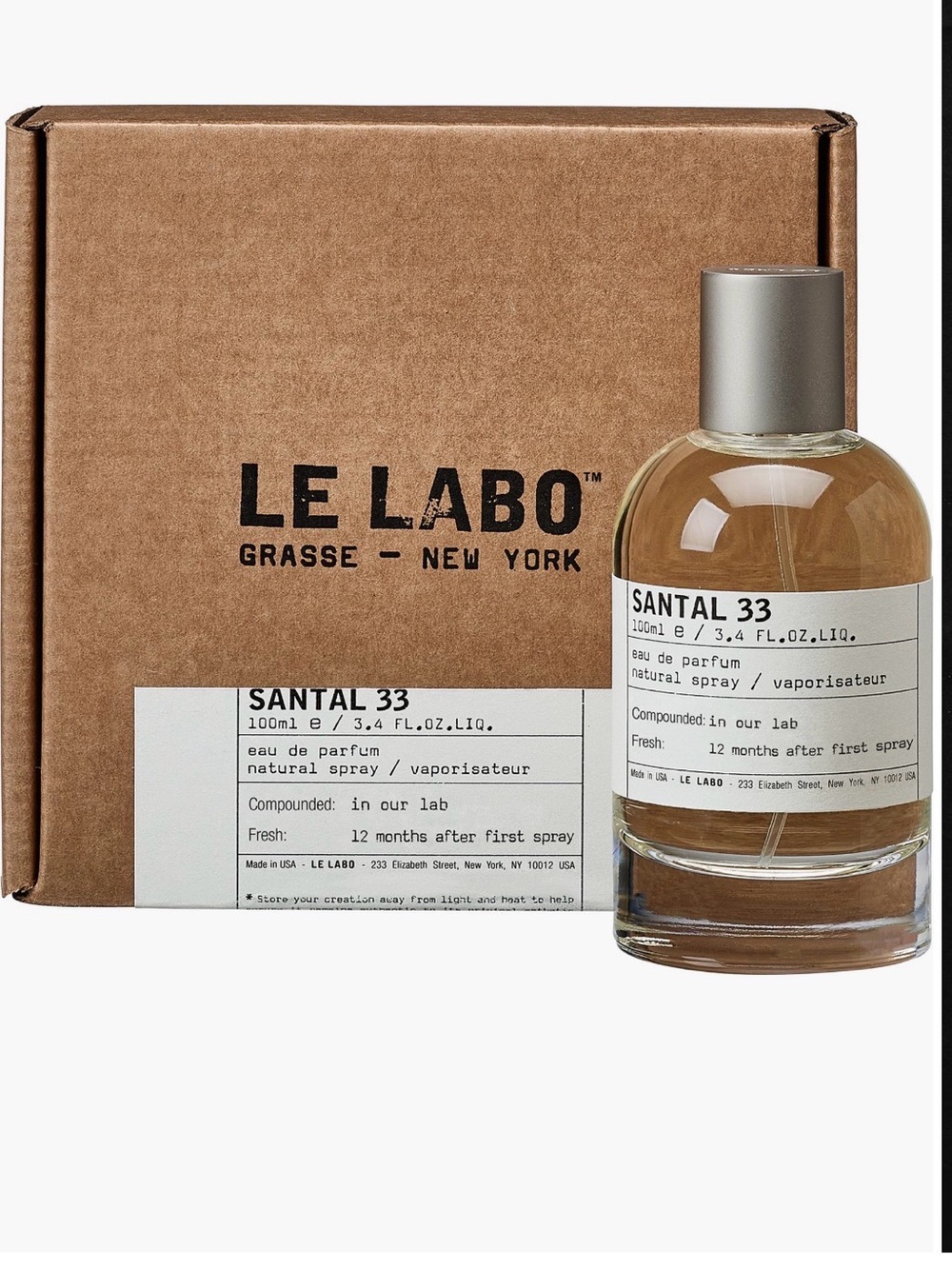 NEW SEALED Box Le Labo Santal 33 3.4 FL. oZ $348 MSRP🔥NO Offer Item🔥